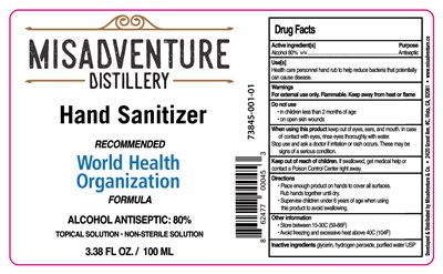 100 mL NDC 73845-001-01.jpg 100 mL Label - 100 mL NDC 73845 001 01